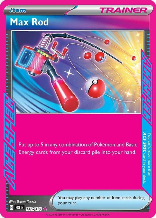 Max Rod [SV: Prismatic Evolutions] 116/131