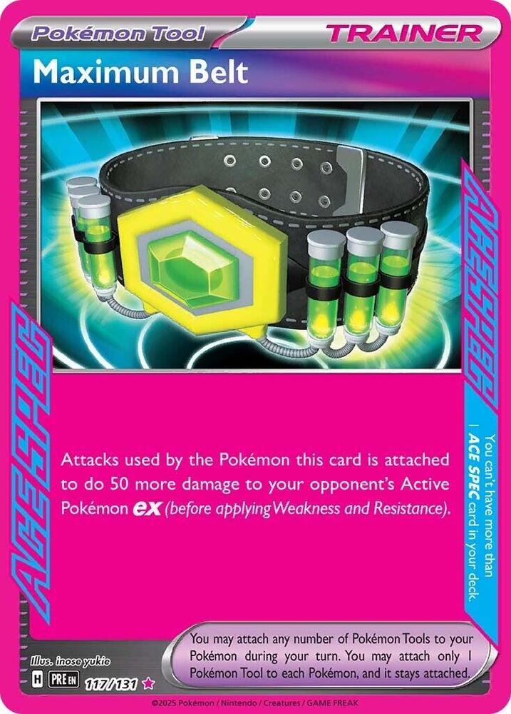 Maximum Belt [SV: Prismatic Evolutions] 117/131