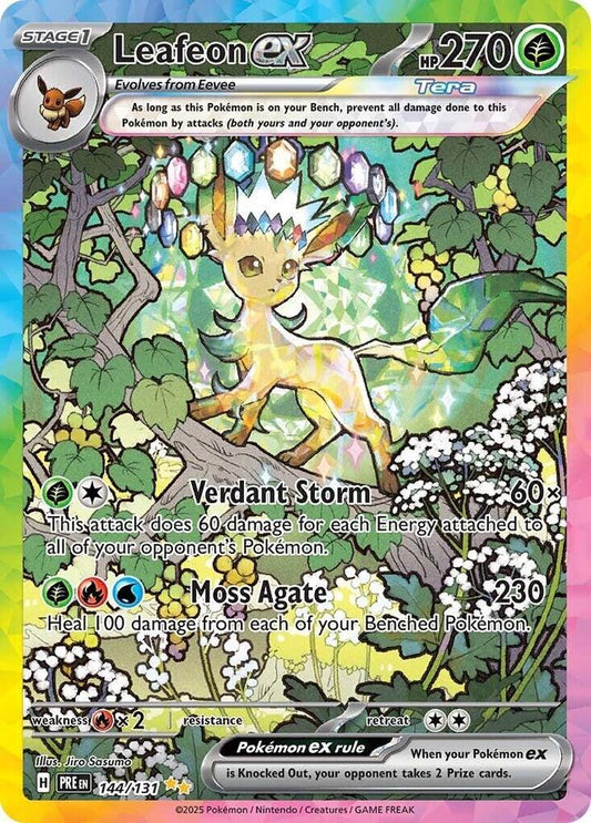 Leafeon ex - 144/131 [SV: Prismatic Evolutions] 144/131