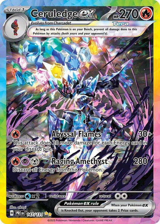 Ceruledge ex [SV: Prismatic Evolutions] 147/131