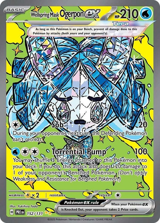 Wellspring Mask Ogerpon ex - 152/131 [SV: Prismatic Evolutions] 152/131