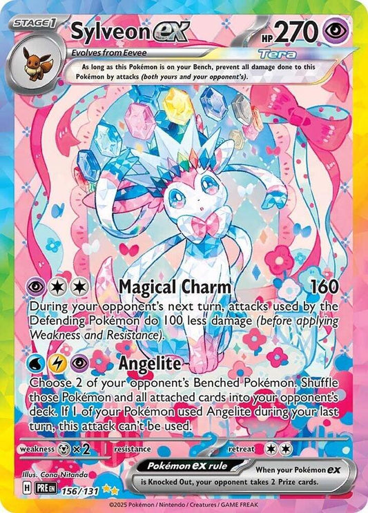 Sylveon ex - 156/131 [SV: Prismatic Evolutions] 156/131