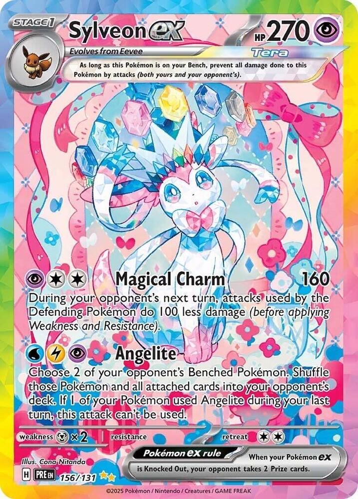 Sylveon ex - 156/131 [SV: Prismatic Evolutions] 156/131