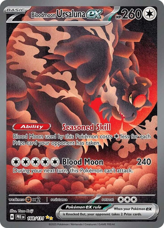Bloodmoon Ursaluna ex [SV: Prismatic Evolutions] 168/131