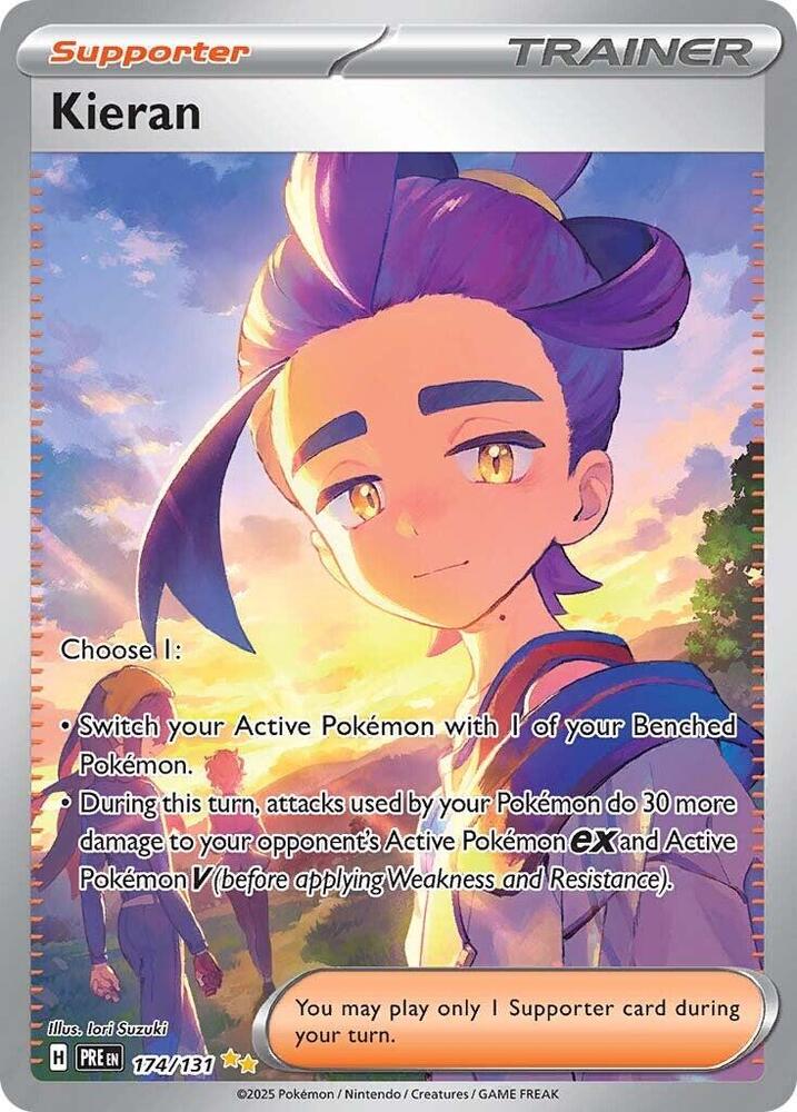 Kieran - 174/131 [SV: Prismatic Evolutions] 174/131