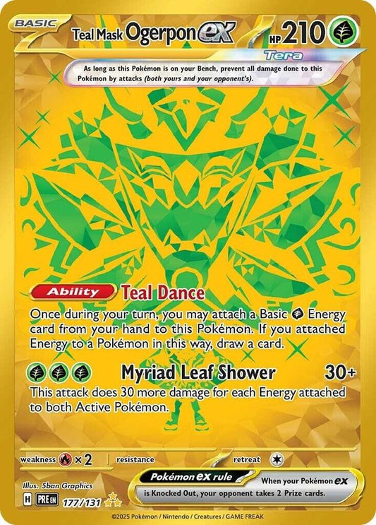 Teal Mask Ogerpon ex - 177/131 [SV: Prismatic Evolutions] 177/131