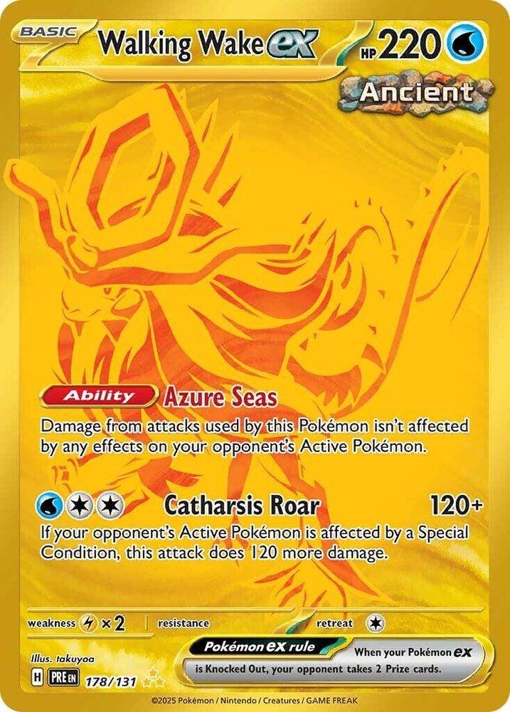 Walking Wake ex [SV: Prismatic Evolutions] 178/131