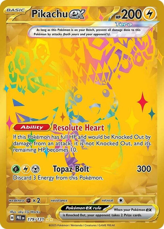 Pikachu ex - 179/131 [SV: Prismatic Evolutions] 179/131