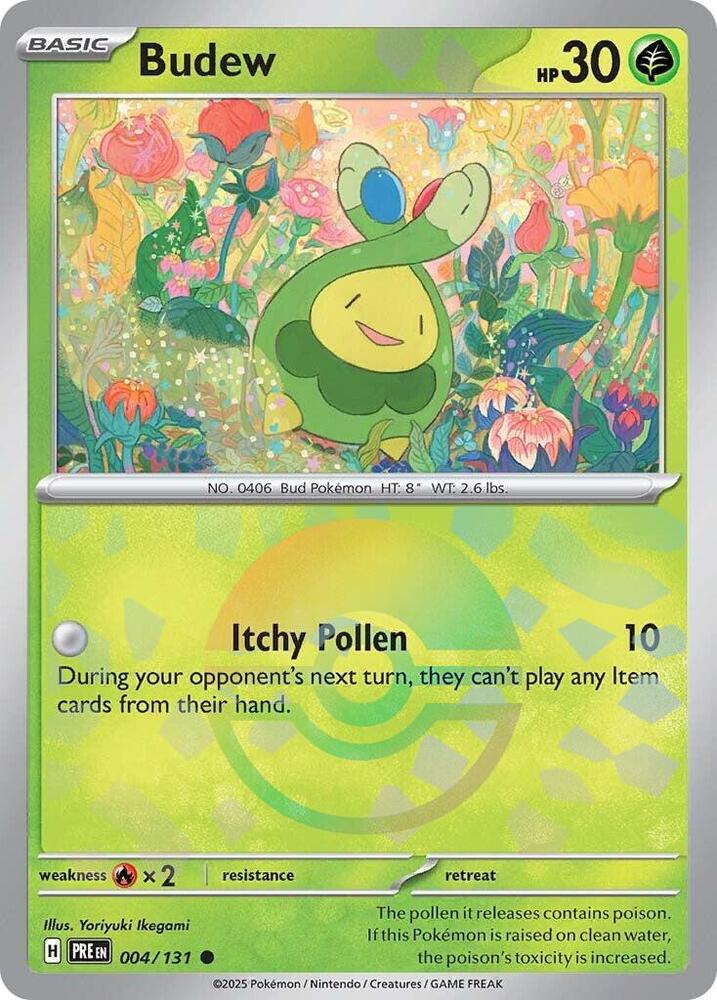 Budew (Poke Ball Pattern) [SV: Prismatic Evolutions] 004/131