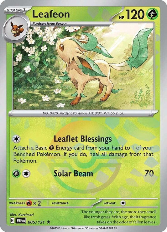 Leafeon (Poke Ball Pattern) [SV: Prismatic Evolutions] 005/131