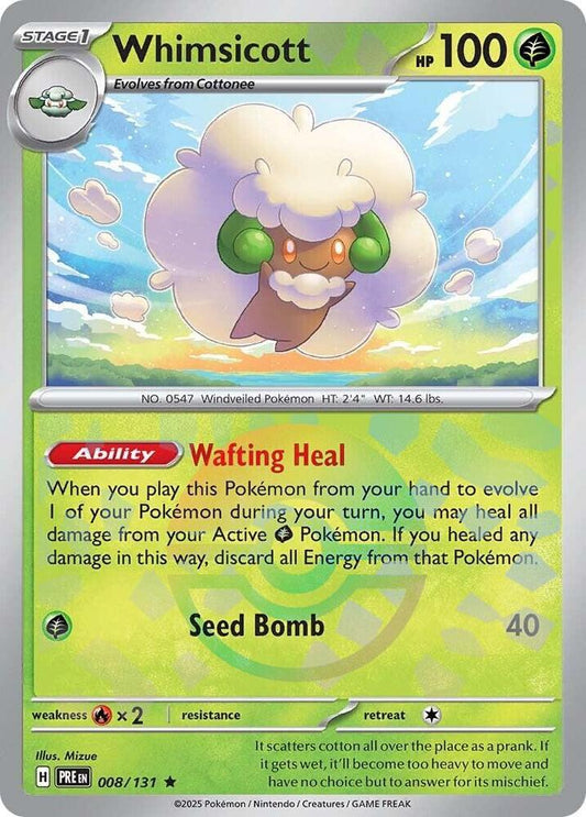 Whimsicott (Poke Ball Pattern) [SV: Prismatic Evolutions] 008/131