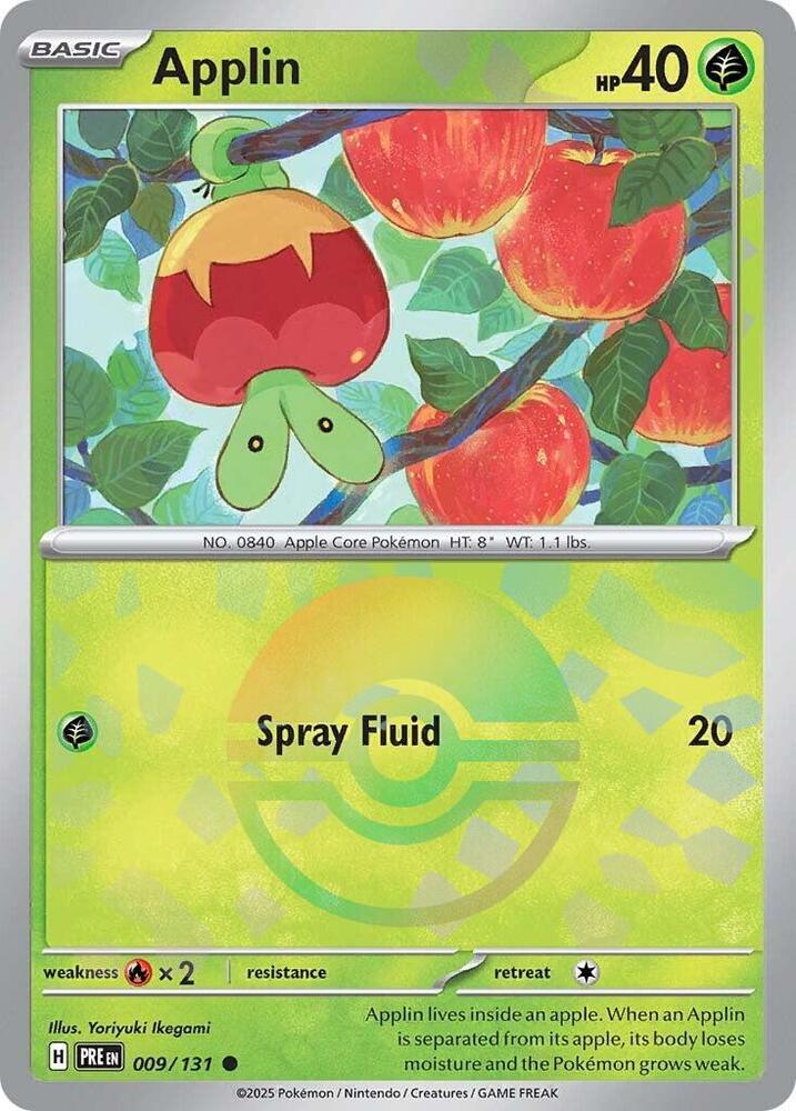 Applin (Poke Ball Pattern) [SV: Prismatic Evolutions] 009/131