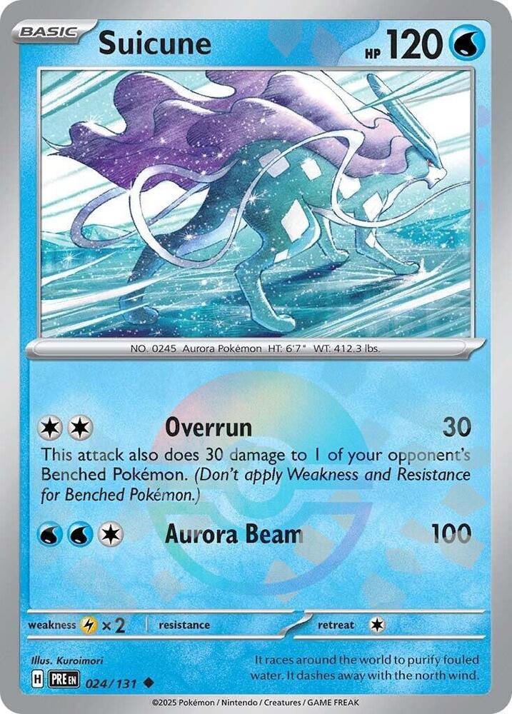 Suicune (Poke Ball Pattern) [SV: Prismatic Evolutions] 024/131