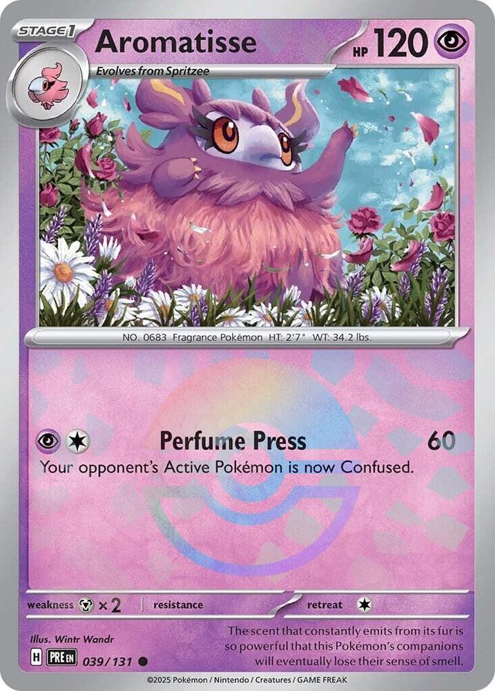 Aromatisse (Poke Ball Pattern) [SV: Prismatic Evolutions] 039/131