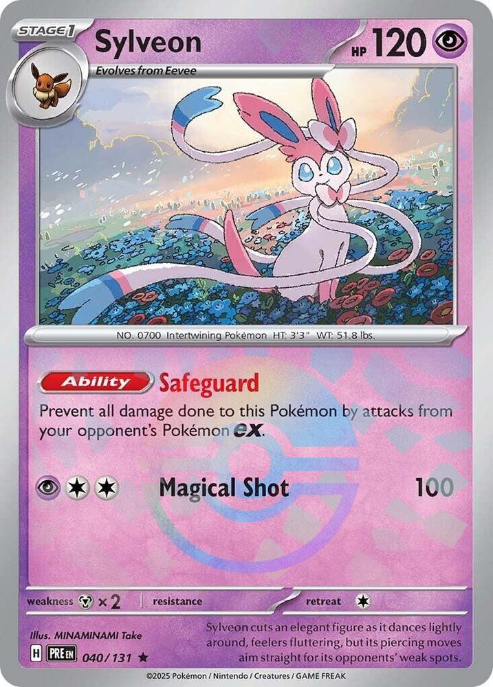 Sylveon (Poke Ball Pattern) [SV: Prismatic Evolutions] 040/131