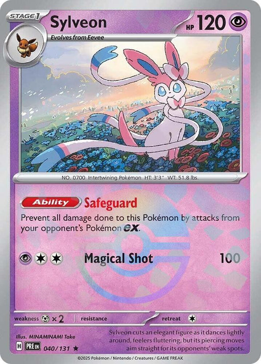 Sylveon (Poke Ball Pattern) [SV: Prismatic Evolutions] 040/131