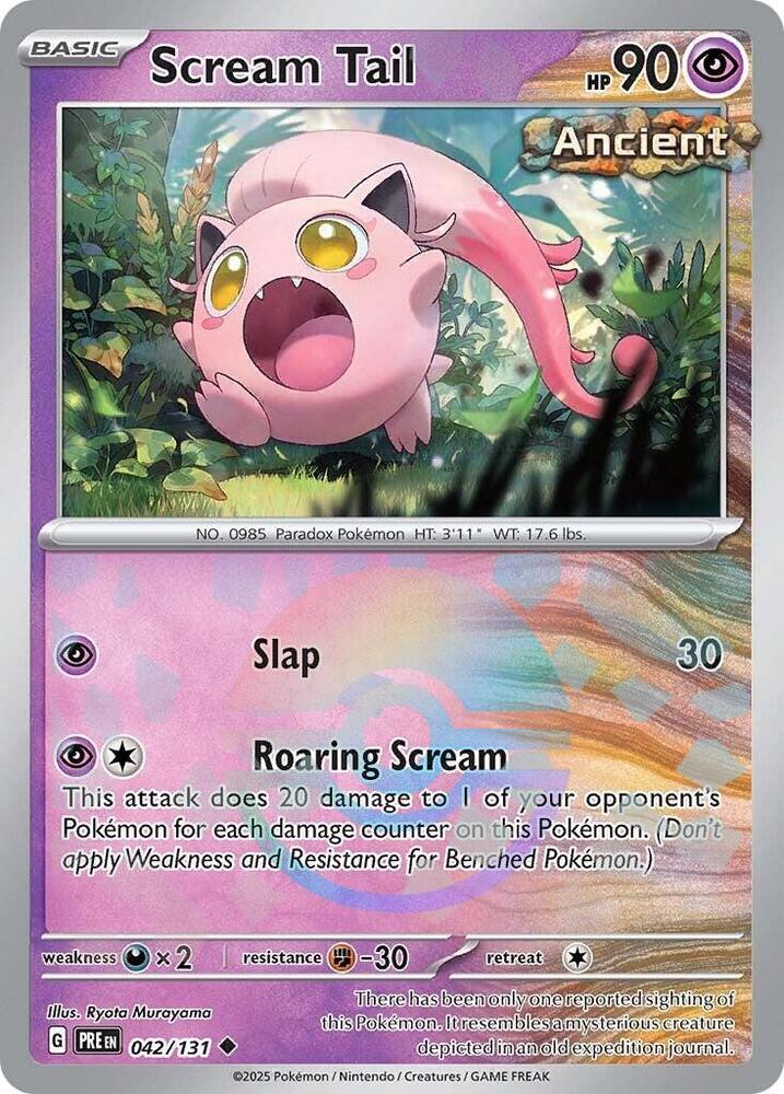 Scream Tail (Poke Ball Pattern) [SV: Prismatic Evolutions] 042/131