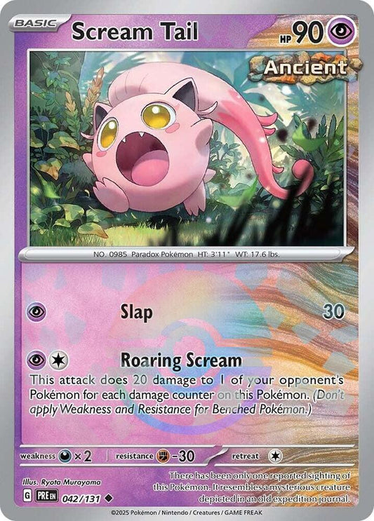 Scream Tail (Poke Ball Pattern) [SV: Prismatic Evolutions] 042/131
