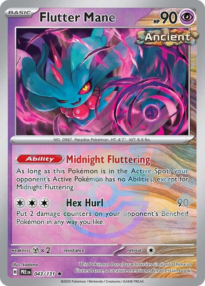 Flutter Mane (Poke Ball Pattern) [SV: Prismatic Evolutions] 043/131
