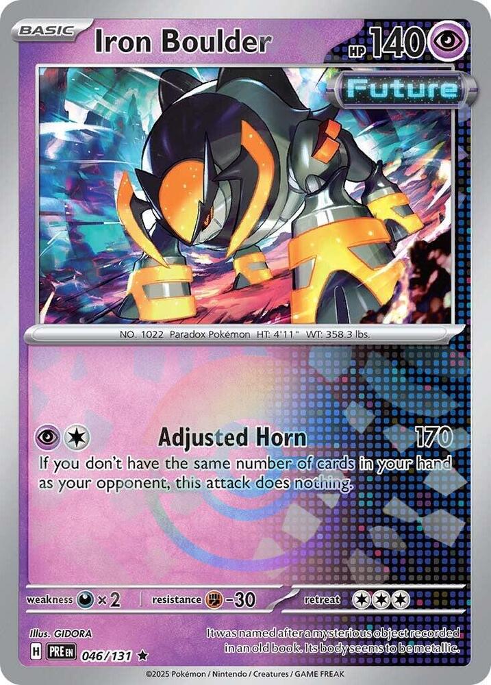 Iron Boulder (Poke Ball Pattern) [SV: Prismatic Evolutions] 046/131