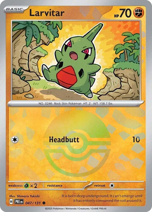 Larvitar (Poke Ball Pattern) [SV: Prismatic Evolutions] 047/131