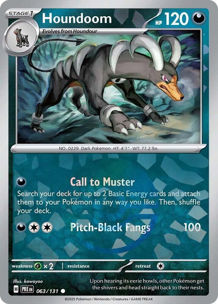 Houndoom (Poke Ball Pattern) [SV: Prismatic Evolutions] 063/131