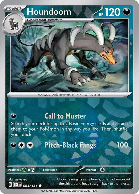 Houndoom (Poke Ball Pattern) [SV: Prismatic Evolutions] 063/131