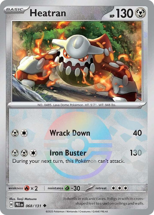 Heatran (Poke Ball Pattern) [SV: Prismatic Evolutions] 068/131