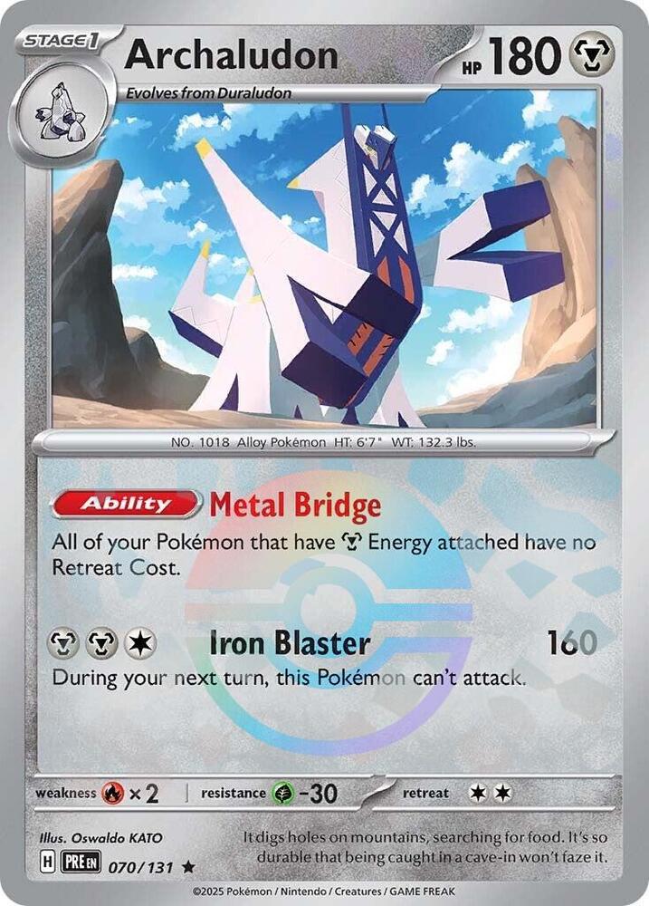 Archaludon (Poke Ball Pattern) [SV: Prismatic Evolutions] 070/131