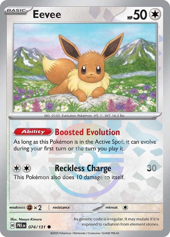 Eevee (Poke Ball Pattern) [SV: Prismatic Evolutions] 074/131