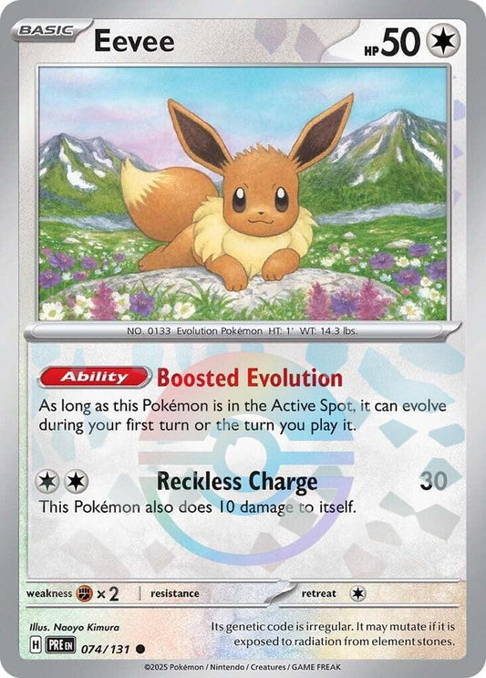 Eevee (Poke Ball Pattern) [SV: Prismatic Evolutions] 074/131