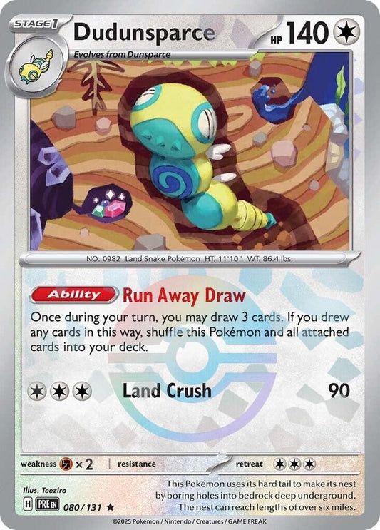 Dudunsparce (Poke Ball Pattern) [SV: Prismatic Evolutions] 080/131