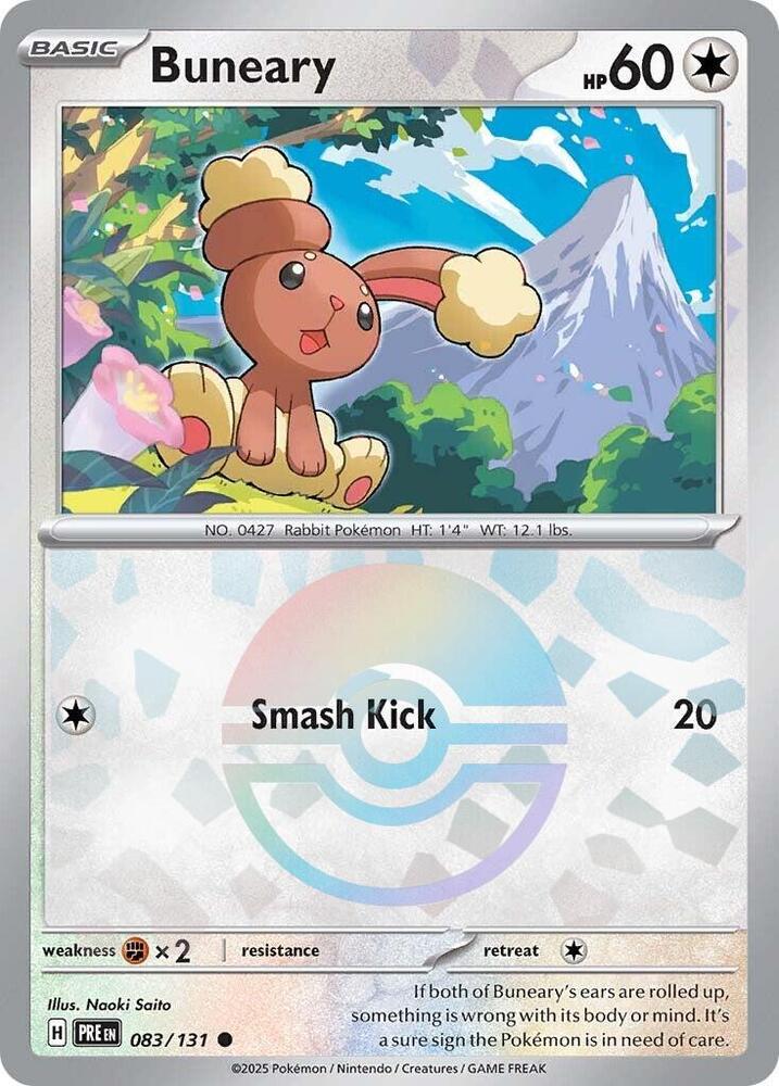 Buneary (Poke Ball Pattern) [SV: Prismatic Evolutions] 083/131