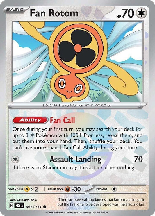 Fan Rotom (Poke Ball Pattern) [SV: Prismatic Evolutions] 085/131