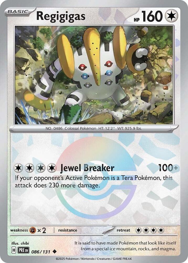 Regigigas (Poke Ball Pattern) [SV: Prismatic Evolutions] 086/131