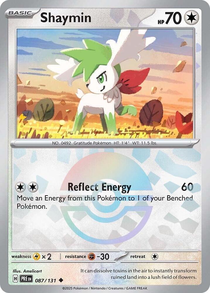 Shaymin (Poke Ball Pattern) [SV: Prismatic Evolutions] 087/131