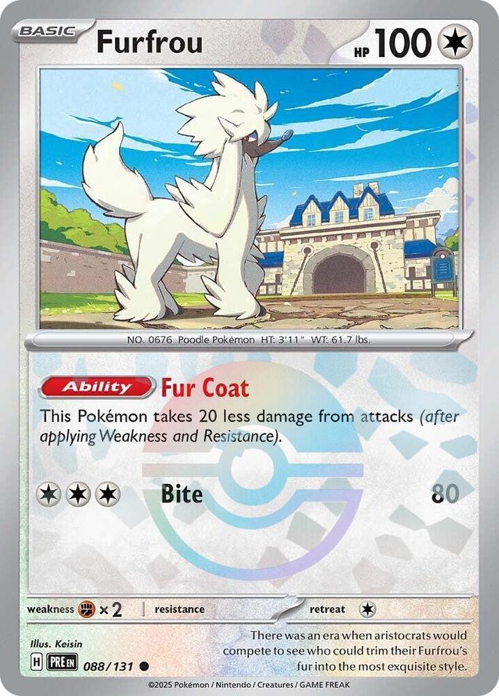 Furfrou (Poke Ball Pattern) [SV: Prismatic Evolutions] 088/131