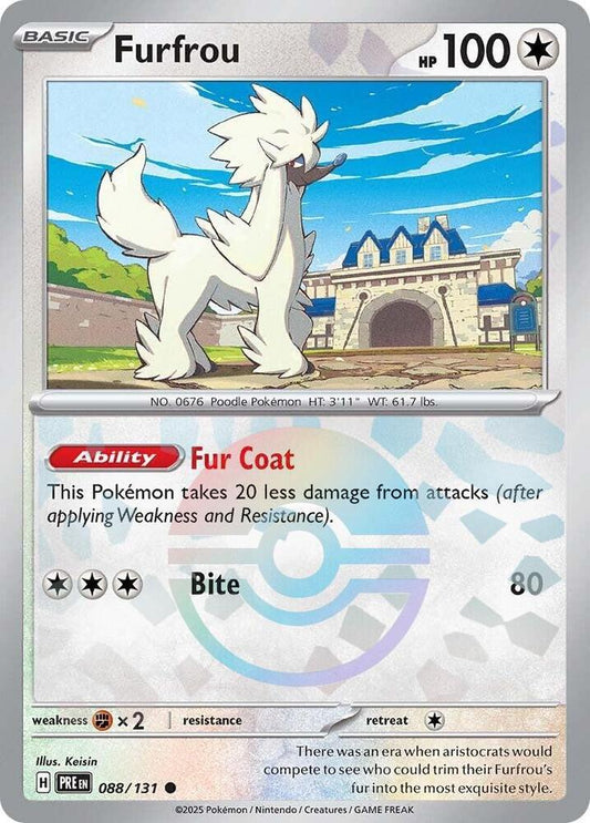Furfrou (Poke Ball Pattern) [SV: Prismatic Evolutions] 088/131