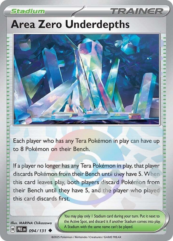 Area Zero Underdepths (Poke Ball Pattern) [SV: Prismatic Evolutions] 094/131