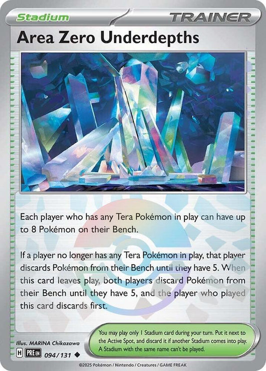 Area Zero Underdepths (Poke Ball Pattern) [SV: Prismatic Evolutions] 094/131