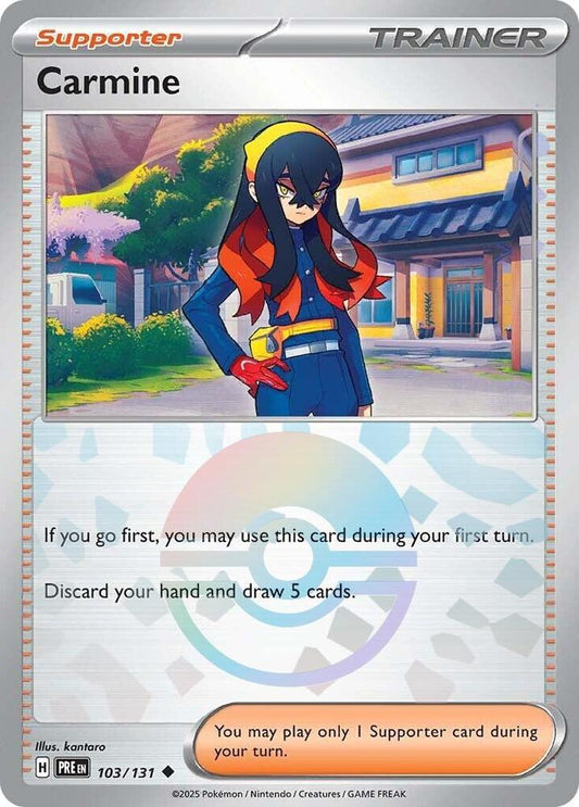 Carmine (Poke Ball Pattern) [SV: Prismatic Evolutions] 103/131