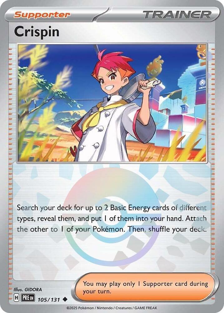 Crispin - 105/131 (Poke Ball Pattern) [SV: Prismatic Evolutions] 105/131