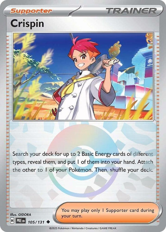 Crispin - 105/131 (Poke Ball Pattern) [SV: Prismatic Evolutions] 105/131