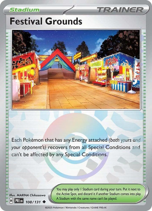 Festival Grounds (Poke Ball Pattern) [SV: Prismatic Evolutions] 108/131