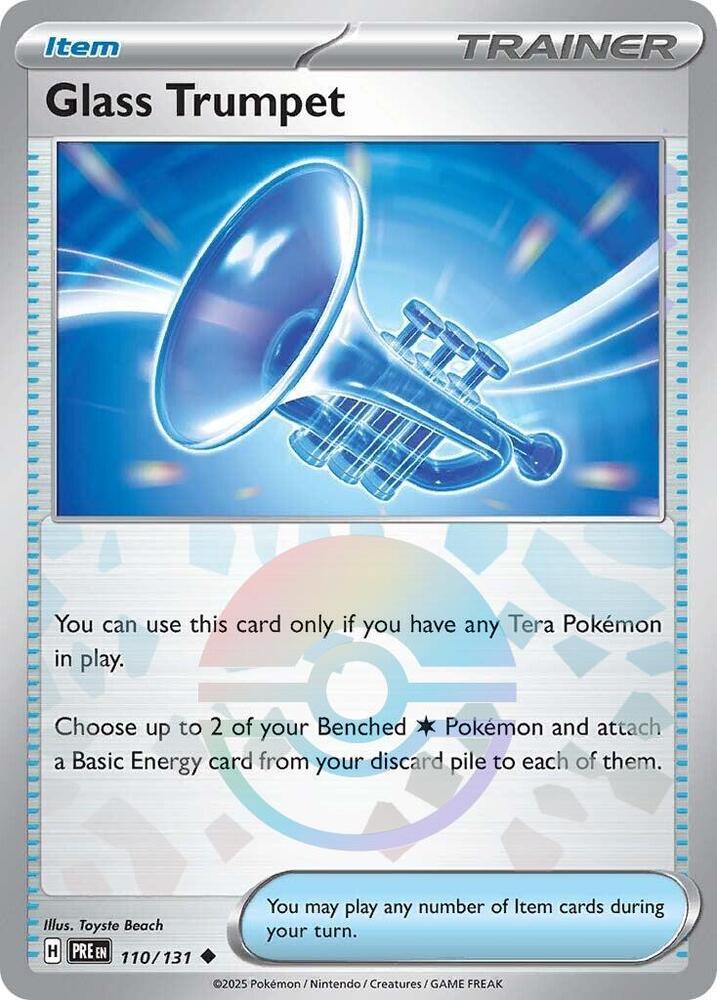 Glass Trumpet (Poke Ball Pattern) [SV: Prismatic Evolutions] 110/131