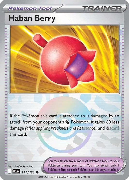 Haban Berry (Poke Ball Pattern) [SV: Prismatic Evolutions] 111/131
