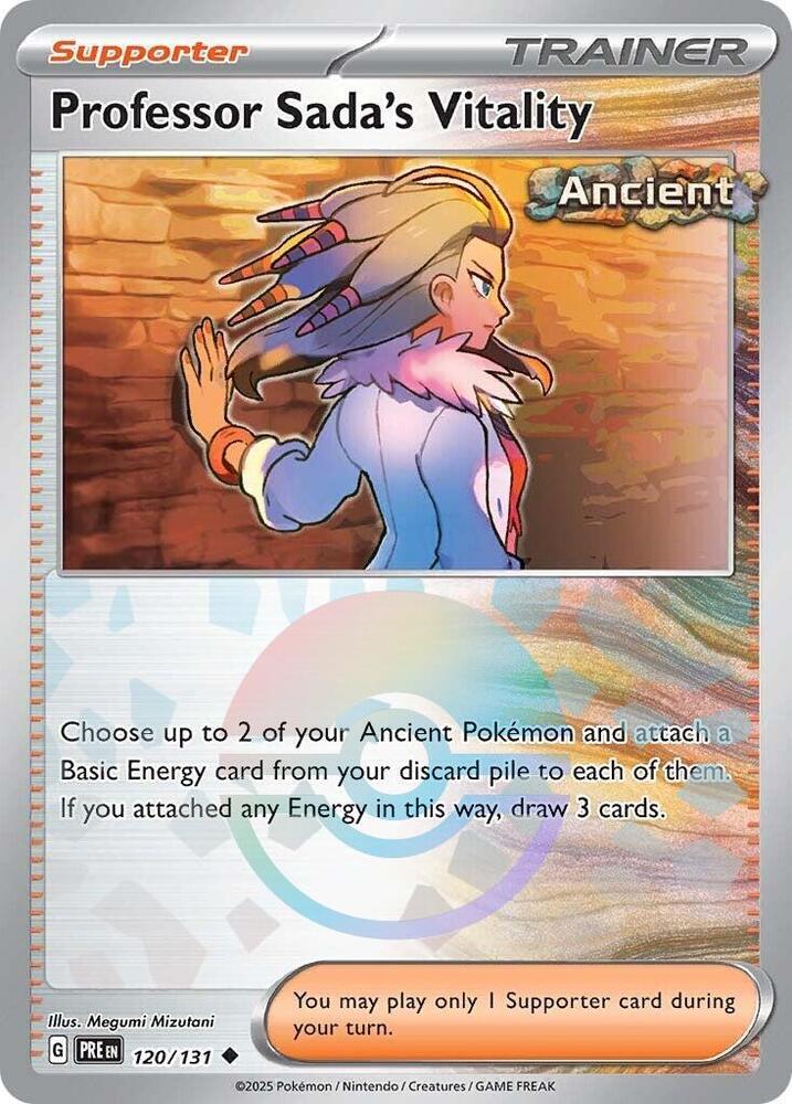 Professor Sada's Vitality (Poke Ball Pattern) [SV: Prismatic Evolutions] 120/131