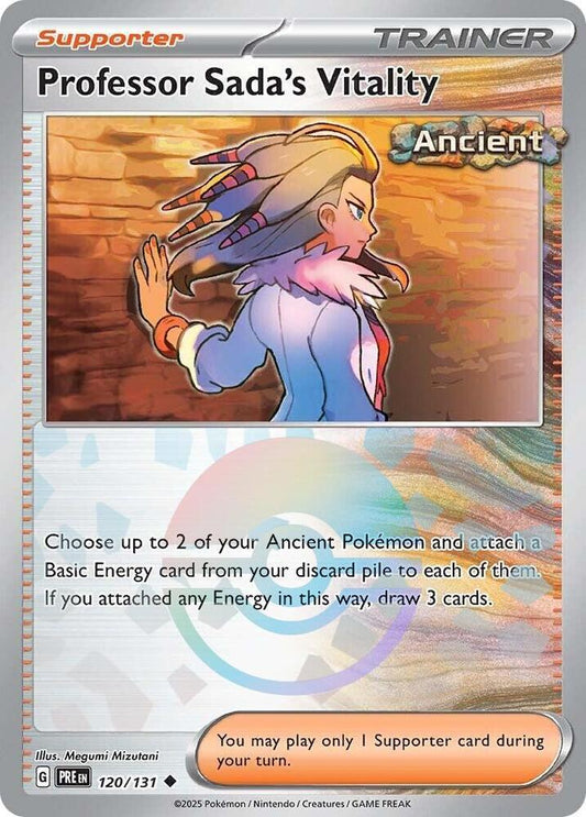 Professor Sada's Vitality (Poke Ball Pattern) [SV: Prismatic Evolutions] 120/131