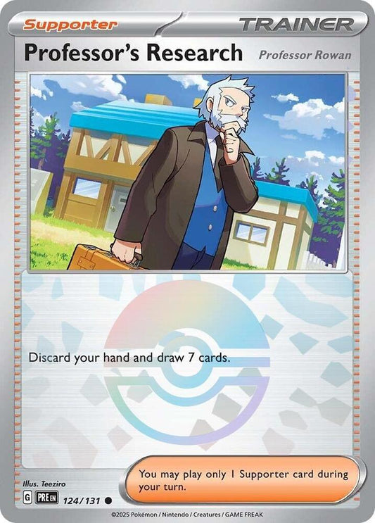 Professor's Research [Professor Rowan] (Poke Ball Pattern) [SV: Prismatic Evolutions] 124/131