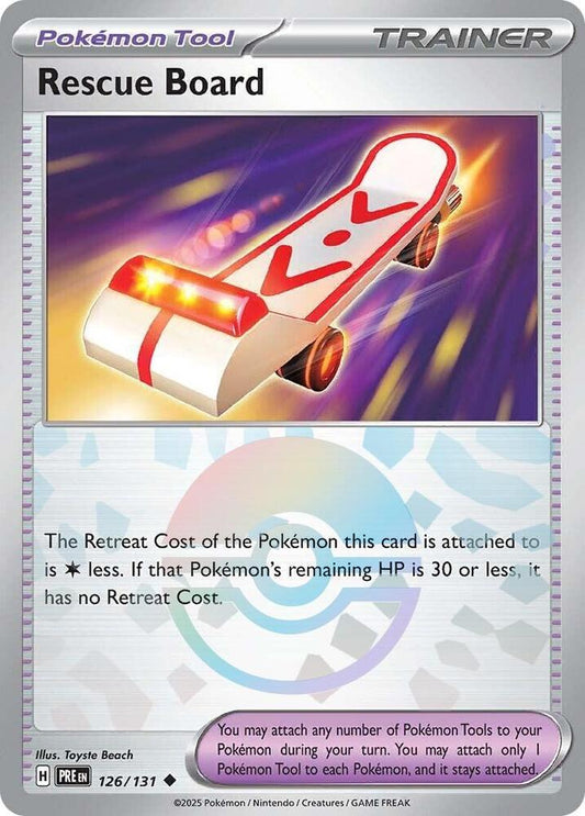 Rescue Board (Poke Ball Pattern) [SV: Prismatic Evolutions] 126/131